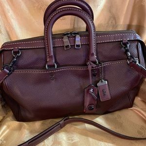 1941 Coach Rogue Satchel Oxblood 58119 RS-20216 (Larger Size)
